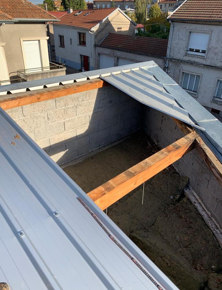 Chantier Charme – Bac acier Pfastatt 1