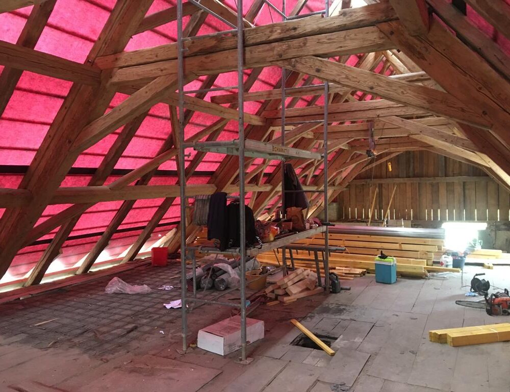 Chantier  Orbey – Couverture zinguerie S&eacute;lestat 1
