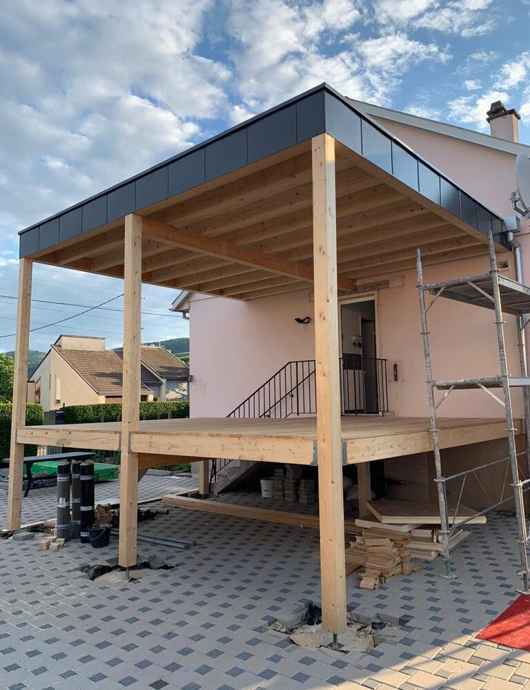 Chantier Wintzenheim – Charpente étanchéité zinguerie Guebwiller 0
